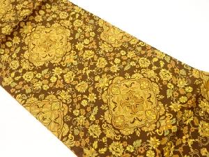 本場筑前博多華紋に花唐草模様織出し袋帯